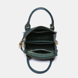 Small handbag in blue recycled materials