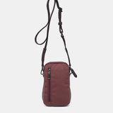 Bolso para el móvil en materiales reciclados burdeos
