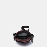 Bolso para el móvil en materiales reciclados burdeos