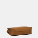Camel recycled material shoulder bag