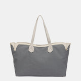 Bolso shopper en materiales reciclados gris