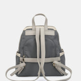 Graue Tasche aus recycelten Materialien.