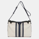 Bandolera en materiales reciclados beige