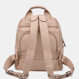 Pink recycled material backpack