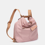 Tasche - Rucksack aus recyceltem Material in Rosa.