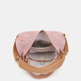 Tasche - Rucksack aus recyceltem Material in Rosa.