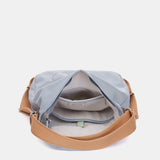 Tasche - Rucksack aus recyceltem blauen Material.