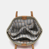 Bolso shopper en materiales reciclados verde