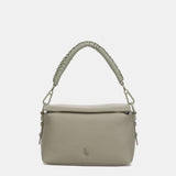 Shoulder bag in green recycled materials
