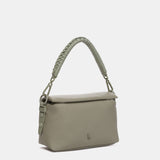 Shoulder bag in green recycled materials