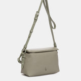 Shoulder bag in green recycled materials