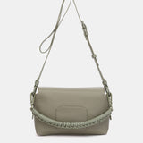 Shoulder bag in green recycled materials