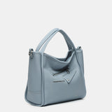 Handbag made of recycled materials in blue