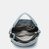 Handbag made of recycled materials in blue