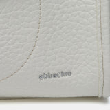 Crossbody bag in beige recycled materials
