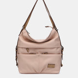 Tasche - Rucksack aus recyceltem Material in Rosa.