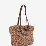 Raffia-Korb in Braun
