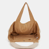 Strandtasche mit Kamelmuster.