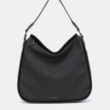 Bolso de hombro en materiales reciclados negro