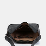 Bolso de hombro en materiales reciclados negro