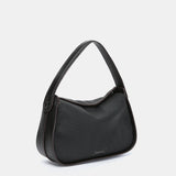 Bolso de hombro pequeño en materiales reciclados negro