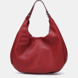 Bolso de hombro en materiales reciclados rojo