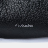 Black handbag made of recycled materials