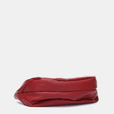 Red recycled materials handbag