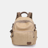 Mochila en materiales reciclados camel