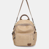 Mochila en materiales reciclados camel