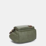 Mochila en materiales reciclados verde