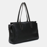 Bolso de hombro en materiales reciclados negro