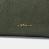 Bolso de hombro en materiales reciclados verde