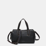 Bolso de mano en materiales reciclados negro