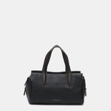 Bolso de mano en materiales reciclados negro