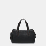 Bolso de mano en materiales reciclados negro