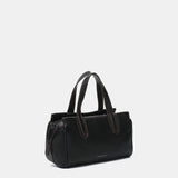 Bolso de mano en materiales reciclados negro