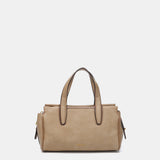 Camel handbag made from recycled materials
