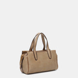 Camel handbag made from recycled materials