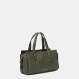 Green recycled material handbag
