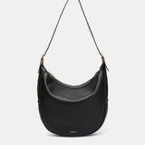 Bolso de hombro en materiales reciclados negro
