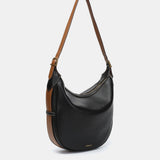 Bolso de hombro en materiales reciclados negro