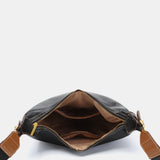 Bolso de hombro en materiales reciclados negro
