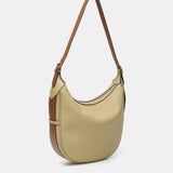 Bolso de hombro en materiales reciclados amarillo