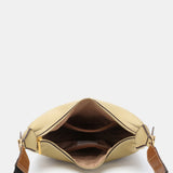 Bolso de hombro en materiales reciclados amarillo