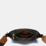 Bandolera en materiales reciclados negra