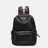 Backpack made of black recycled materials