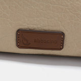Backpack in beige recycled materials