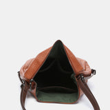Bolso multifuncional en materiales reciclados cognac