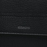 Shoulder bag in black recycled materials